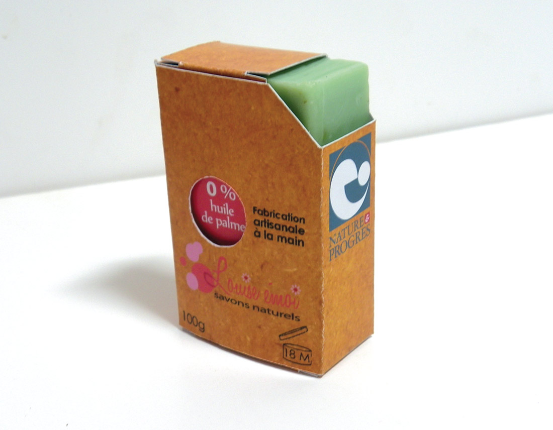 Packaging pour le savon de fabrication artisanale, Louise Emoi