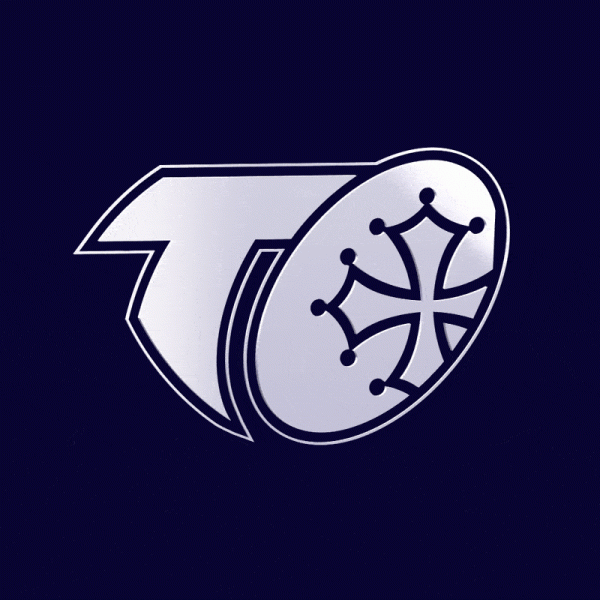 Logo animé du Toulouse Olympique XIII conçu par Présent Composé Design
